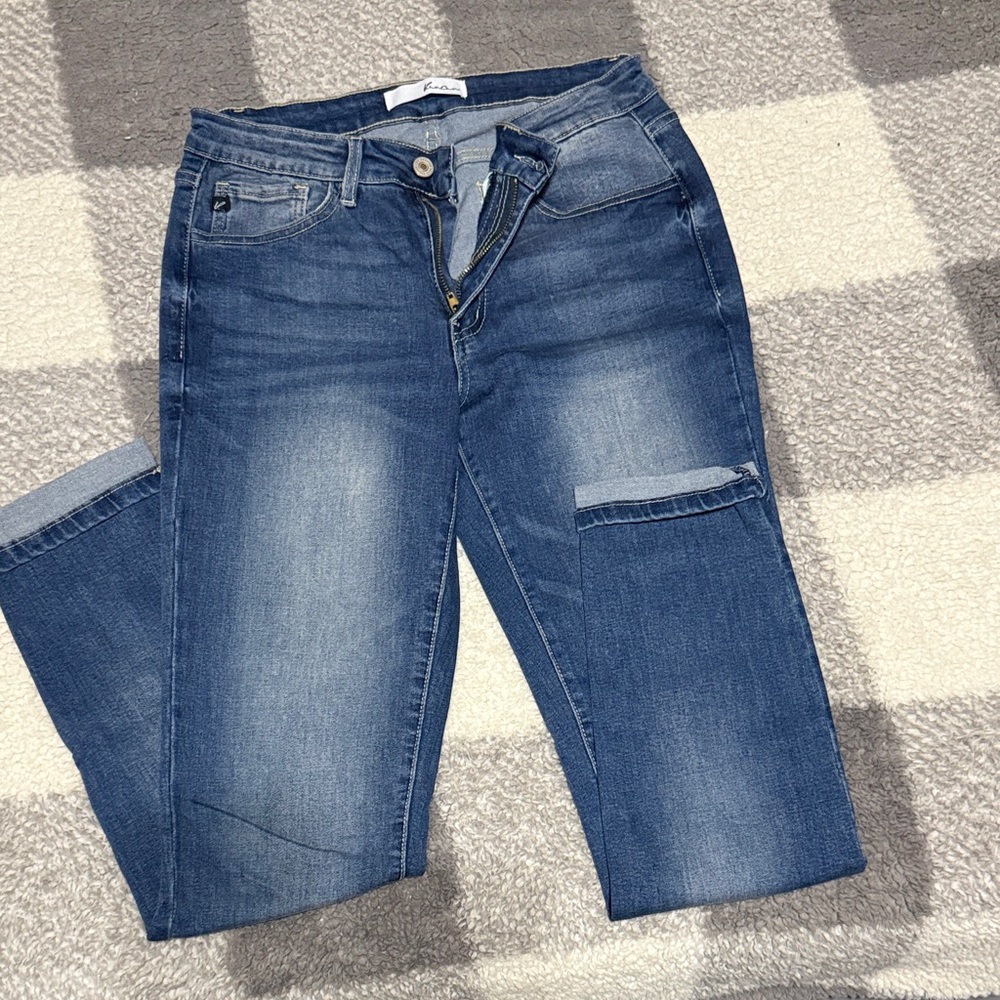 KanCan Blue Straight Leg Jeans